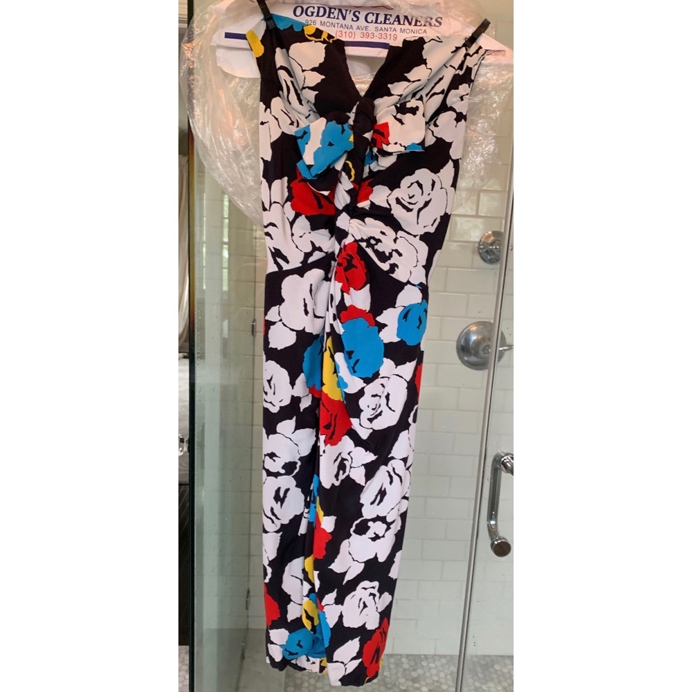 CUSTOM HAUTE COUTURE SILK DRESS: SIZE 6